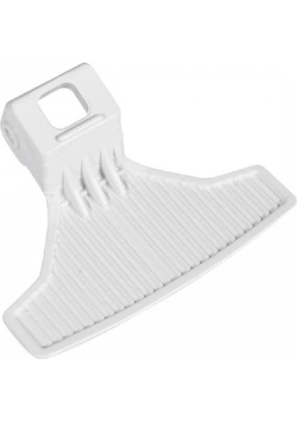 Beko Uyumlu D3 6102 E - D3 6081 E - D2 5101 B Çamaşır Makinesi Kapak Mandalı Tutamak Tip 2 Beyaz