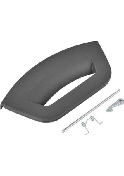 Ariston Hotpoint Uyumlu Indesit Wmg 843BFR - Wml 803BEU Çamaşır Makinesi Kapak Mandal Tutamağı Füme