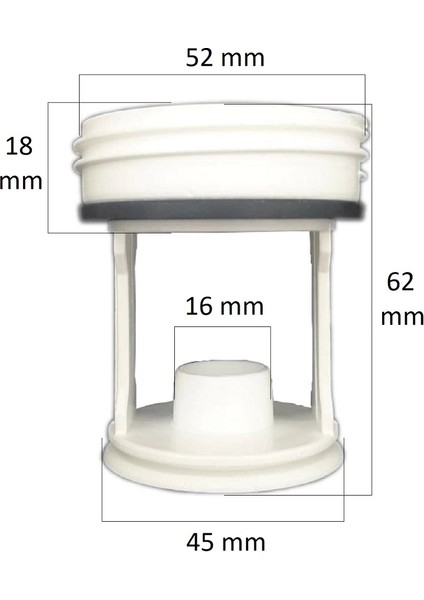 Indesit Uyumlu Çamaşır Makinesi Su Pompa Filtre Kapağı modelleri