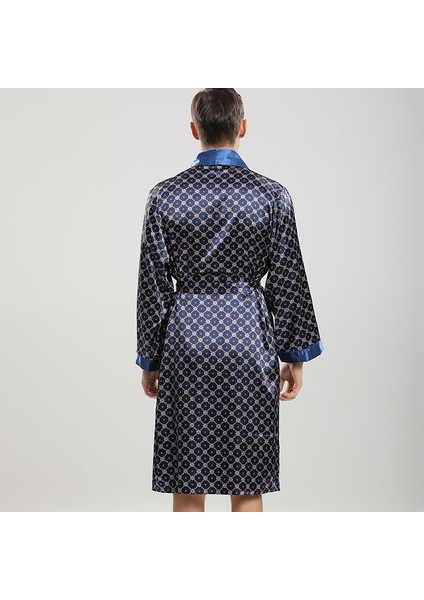 Erkek Pamuklu Bornoz - Mavi (Yurt Dışından) modelleri