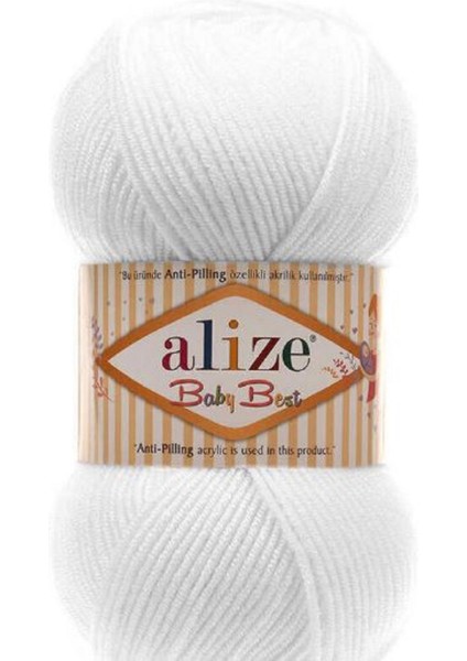 Baby Best Beyaz 5 Adet Colar : 55