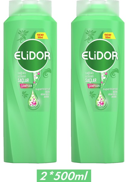 Şampuan Sağlıklı Uzayan Saçlar 500ml 2 Adet
