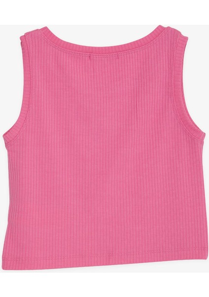 Kız Çocuk Askılı Tişört Armalı Taşlı 9-14 Yaş, Fuşya indirimleri