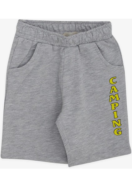 Erkek Çocuk Şortlu Takım Kampçı Timsah Baskılı 2-6 Yaş, Neon Sarı fırsatları