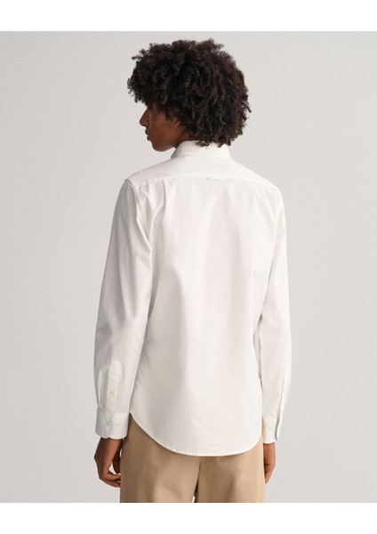 Erkek Beyaz Slim Fit Düğmeli Yaka Oxford Gömlek 3230115.11010 fiyatları