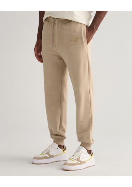 Erkek Bej Regular Fit Logolu Eşofman Altı 2039023.270 fırsatları