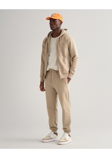 Erkek Bej Regular Fit Logolu Eşofman Altı 2039023.270 indirimleri