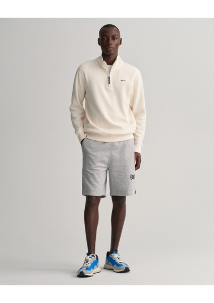 Erkek Bej Regular Fit Yarım Fermuarlı Sweatshirt 2026046.130 fırsatları