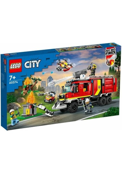 60374 LEGO City - Itfaiye Komuta Kamyonu 502 Parça +7 Yaş