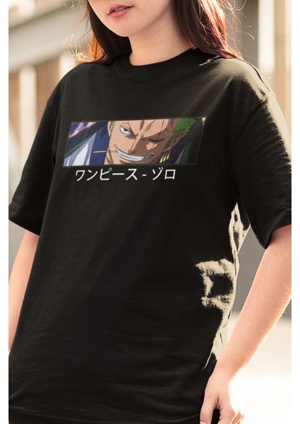 Anime Zoro Face Tişört