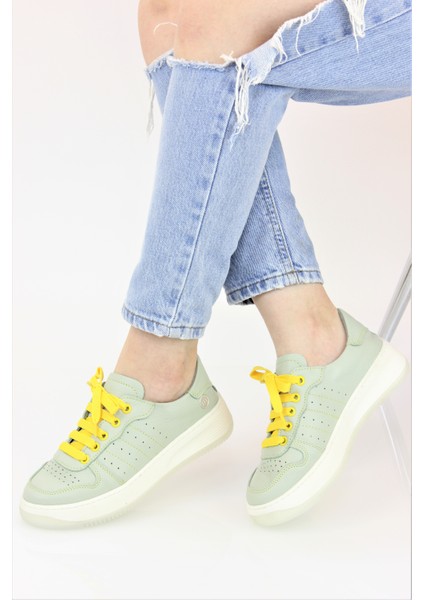 Kadın Ortopedik Deri Spor Günlük Ayakkabı