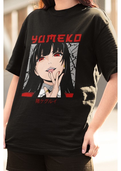 Anime Kakegurui Yumeko Tişört
