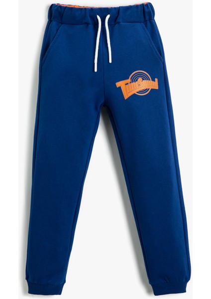 Space Jam Jogger Eşofman Altı Lisanslı Beli Bağlamalı Cepli