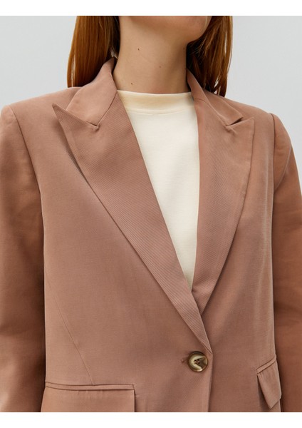 Oversize Blazer Ceket Tek Düğmeli indirimleri