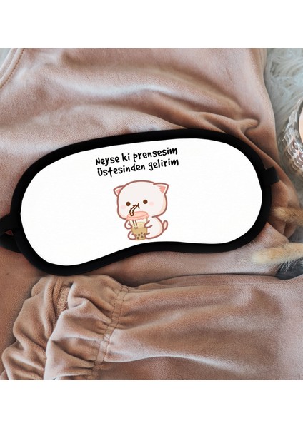 Esprili Uyku Göz Bandı, Arkadaşa Hediye, Doğum Günü Hediyesi, Uyku Bandı-2-10 indirimleri