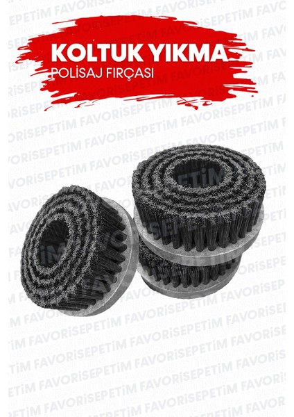 Yüksek Kalite Oto Ykamacılara Özel Koltuk Yıkama ve Halı Yıkama Fırçası