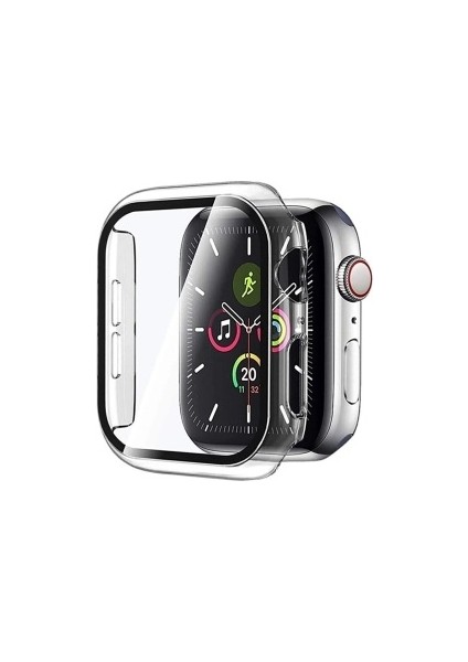 Apple Watch 8 Ultra 360 Tam Koruma (49 Mm) Yumuşak Silikon Tpu Ekran Koruyucu Kılıf