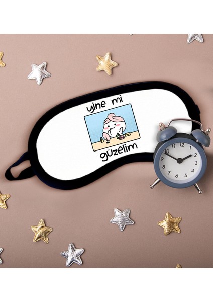 Esprili Uyku Göz Bandı, Arkadaşa Hediye, Doğum Günü Hediyesi, Uyku Bandı-2-6 fırsatları