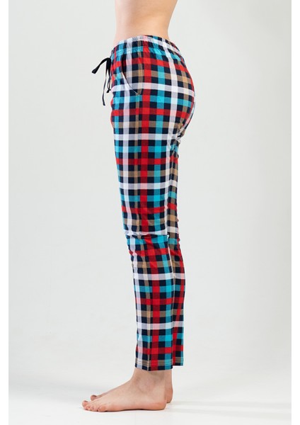 Pamuklu Kadın Büyük Beden Tekalt Pijama