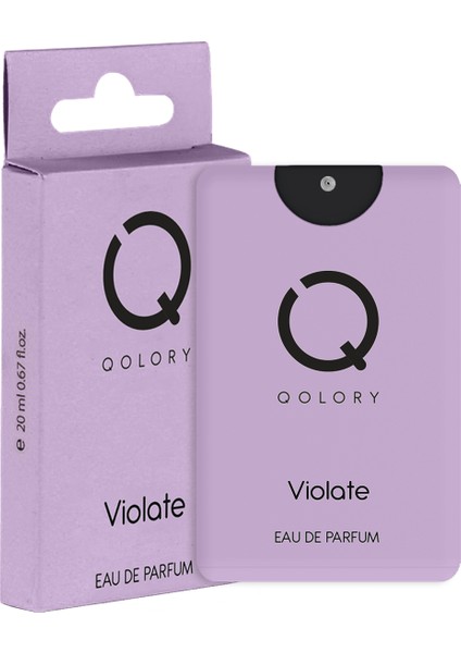 Violete Eau De Pocket Perfume 20 ml Unisex Cep Parfüm