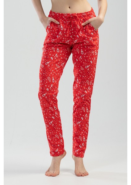 Pamuklu Kadın Tek Alt Pijama