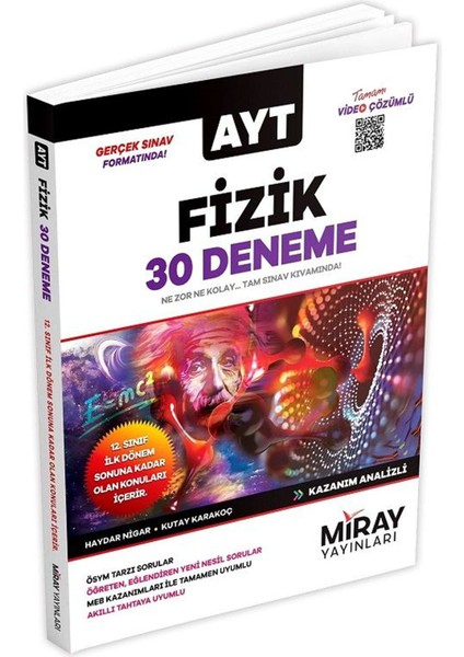 2023 YKS AYT Fizik 30 Deneme Video Çözümlü