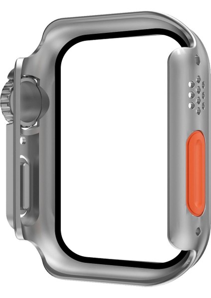 Apple Watch 7 8 45 mm Uyumlu Watch Ultra 49 mm Kasa Dönüştürücü & Ekran Koruyucu Tam Koruma