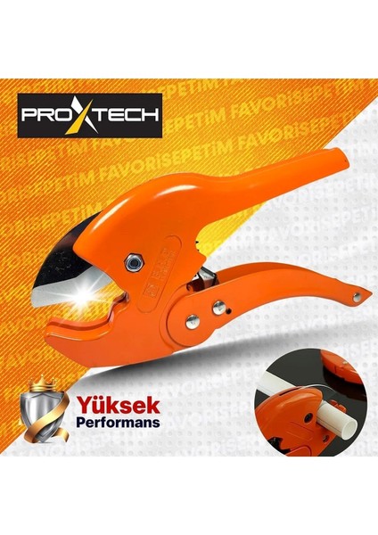 Profesyonel Keskin Pvc-Ppr Plastik Boru Kesme Makası 42MM