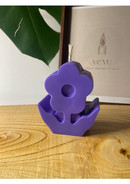 Mor Çiçek Soya Wax Mumu fiyatları