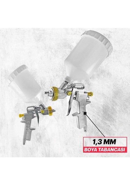 50 Litre Hava Kompresörü 2hp 8bar 15MT Spiral Hortum Havatabancası- Jakları Full- Fırsat Paket