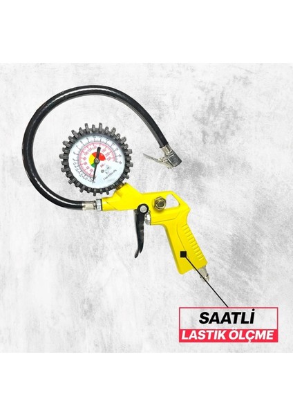 50 Litre Hava Kompresörü 2hp 8bar 15MT Spiral Hortum Havatabancası- Jakları Full- Fırsat Paket