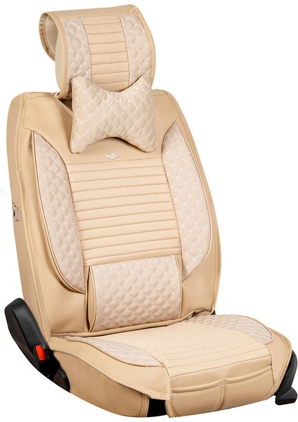 Volvo 960 Lüx Deri Oto Koltuk Kılıfı Ön Arka Takım (Elit) Bej indirimleri