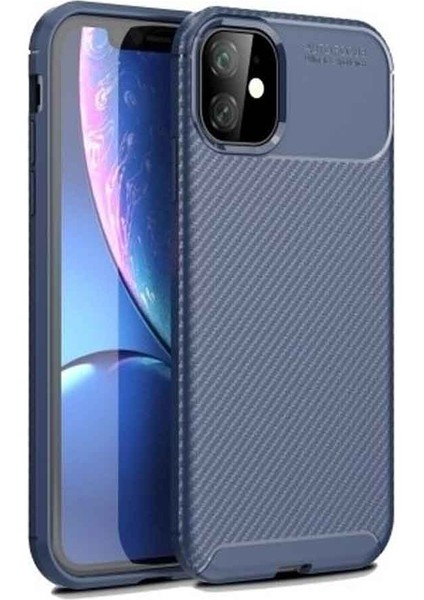 Apple Iphone 12 Mini Karbon Desenli Negro Silikon Kılıf