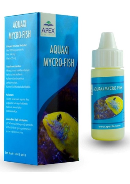 Balık Mantar Giderici - Apex Mycro Fish