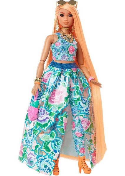 HHN14 Barbie Extra Fancy - Çiçekli Kostümlü Bebek