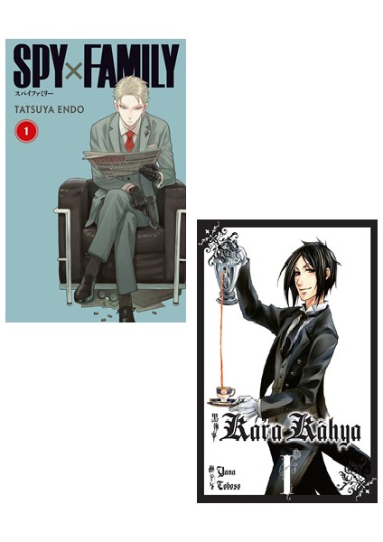 Spy x Family 1. Cilt + Kara Kahya 1. Cilt 2'li Manga Seti