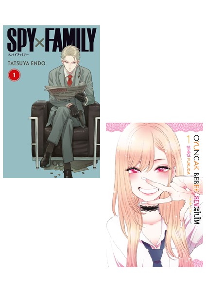 Spy x Family 1. Cilt + Oyuncak Bebek Sevgilim 1. Cilt 2'li Manga Seti