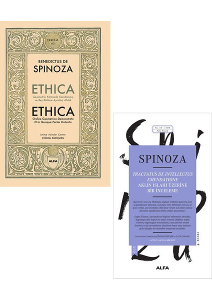 Spinoza 2 Kitap Set / Ethica - Aklın Islahı Üzerine Bir Inceleme