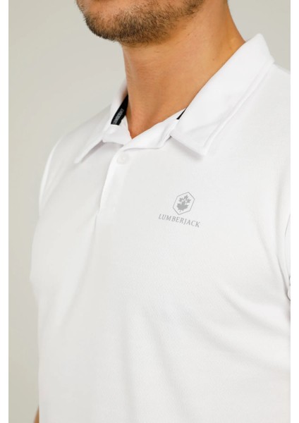 Erkek Basic Polo Yaka T-Shirt Sherman CT461 Beyaz/white 13S43CT461