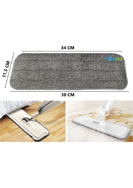 Sprey Mop Yedek Bezi 4'lü Set Tüm Setlere Uyumlu modelleri