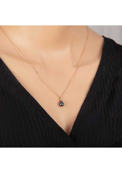 Gümüş Rose Damla Inci Kadın Kolye fiyatları