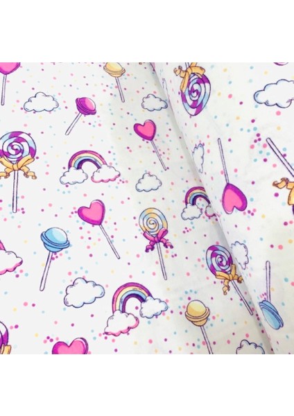 Elyafsız Yazlık Baharlık Müslin Kumaş Lolipop Çocuk ve Bebek Uyku Tulumu (0,5 Tog)
