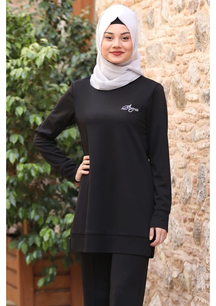 Cemre Tesettür Takım Siyah