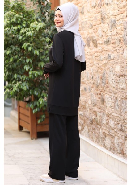 Cemre Tesettür Takım Siyah