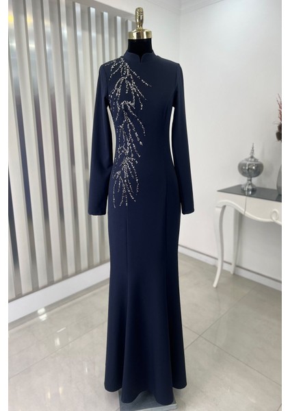 Bahar Tesettür Abiye Lacivert fırsatları