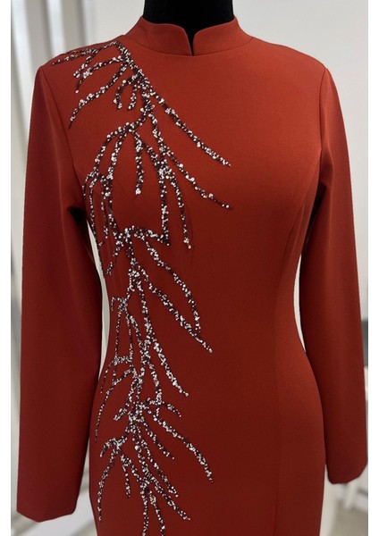 Bahar Tesettür Abiye Kiremit fiyatları