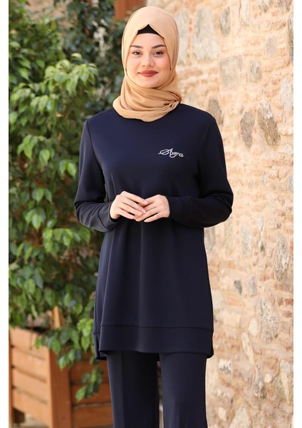 Cemre Tesettür Takım Lacivert