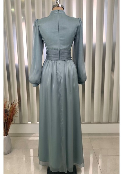 Afra Tesettür Abiye Mint indirimleri