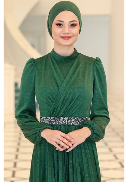 Dila Tesettür Abiye Zümrüt fiyatları