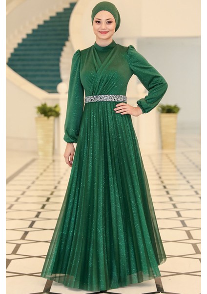 Dila Tesettür Abiye Zümrüt fırsatları